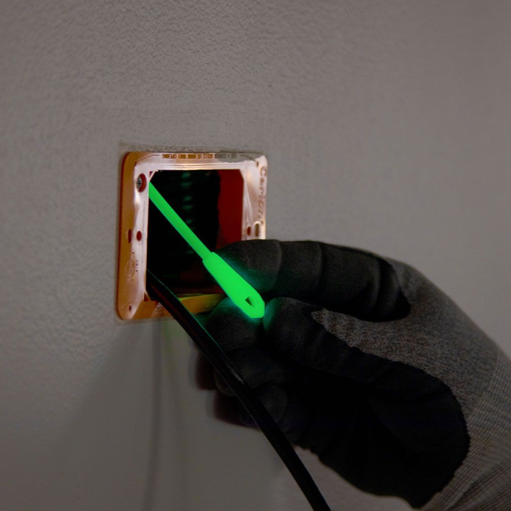 Klein Tools'® New Glow Fish Tape Perfect for Low Light Applications