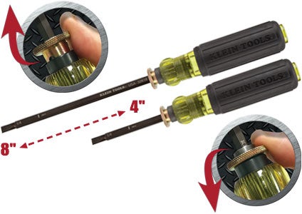 Adjustable Length Screwdrivers