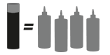 Klein Tools Foam Lube - one can equals four quarts