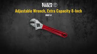 Adjustable Wrench, Extra Capacity 8-Inch (D5078)