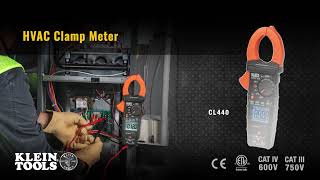 HVAC Clamp Meter, CL440