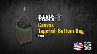 Canvas Tapered-Bottom Bag (5143)