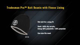 Tradesman Pro™ Knit Beanie with Fleece Lining