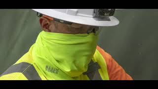 Neck and Face Cooling Band, High-Visibility Yellow