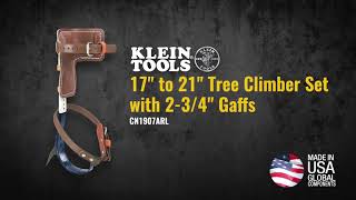 Tree Climber Set 2-3/4-Inch Gaffs 17 to 21-Inch (CN1907ARL)