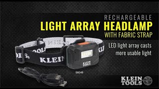 Rechargeable Light Array Headlamp (56049)
