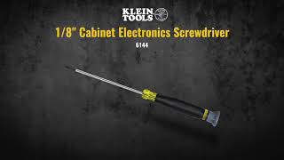 1/8-Inch Cabinet Electronics Screwdriver, 4-Inch (6144)