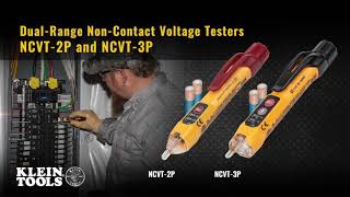 Dual-Range Non-Contact Voltage Testers (NCVT-2P and NCVT-3P)