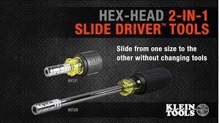 Hex-Head 2-in-1 Slide Driver Tools