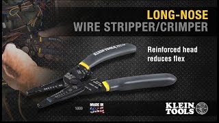 Long-Nose Wire Stripper/Crimper