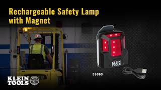 Rechargeable Safety Lamp with Magnet (56063)