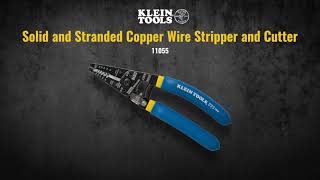 Solid and Stranded Copper Wire Stripper and Cutter (11055)