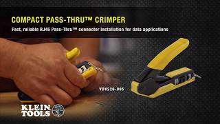 Compact Pass-Thru™ Modular Crimper (VDV226-005)