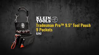 Tradesman Pro™ Tool Pouch, 9 Pockets, 9.5 x 7.5 x 9.5-Inch (5242)