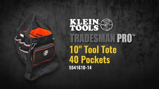 Tool Bag, Tradesman Pro™ Tool Tote, 40 Pockets, 10-Inch (554161014)