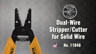 Dual-Wire Stripper/Cutter for Solid Wire (11048)