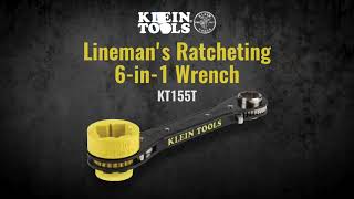 6-in-1 Lineman's Ratcheting Wrench (KT155T)