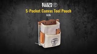 Tool Pouch, 5-Pocket, Canvas (5125)