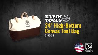 High-Bottom Canvas Tool Bag, 24-Inch (510524)