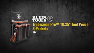 Tradesman Pro™ Tool Pouch, 6 Pockets, 10.25 x 6.75 x 10.25-Inch (5241)