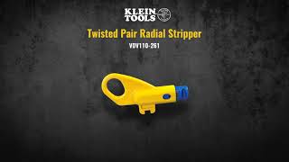 Twisted Pair Radial Stripper (VDV110261)