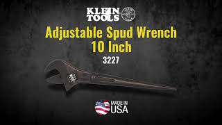 Adjustable Spud Wrench, 10-Inch (3227)