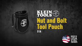 Nut and Bolt Tool Pouch, 9 x 3.5 x 10-Inch (51A)