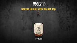 Canvas Bucket with Bucket Top, 22-Inch (5104CLR22)